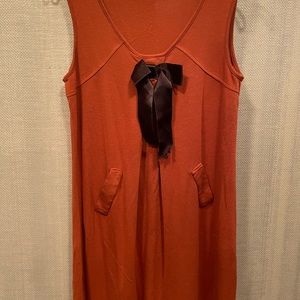 Super cute tunic dress type pumpkin color Made in France